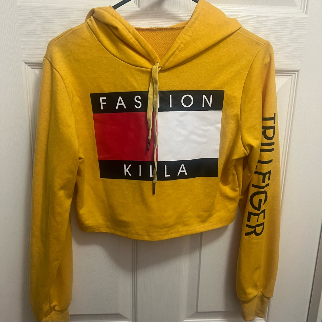 Fashion Killer Cropped Hoodie Long Sleeve